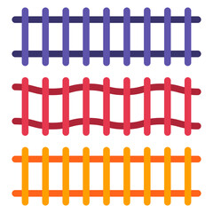 Train Tracks Vector Design Icon Style