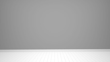 Background with walls and wooden floor