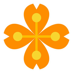 Cherry Blossoms Vector Design Icon Style