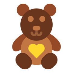 Teddy Bear Vector Design Icon Style