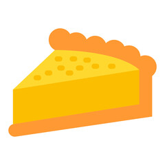 Pie Slice Vector Design Icon Style