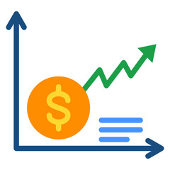 Market Capitalization Vector Design Icon Style