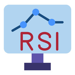 Obraz premium RSI Vector Design Icon Style
