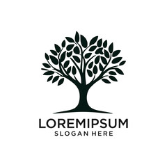 Tree Logo. Tree Logo vector. Tree icon vector.