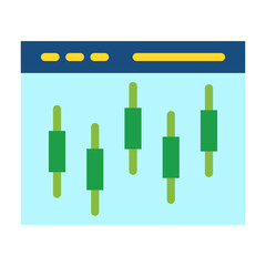 Price Action Vector Design Icon Style