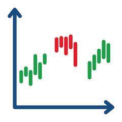 Gap Up Vector Design Icon Style