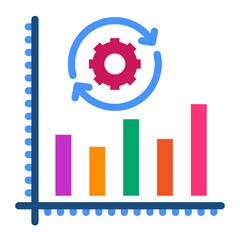 Market Moving Updates Vector Design Icon Style