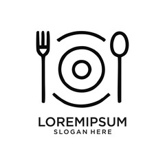 Fast food. Vector illustration black