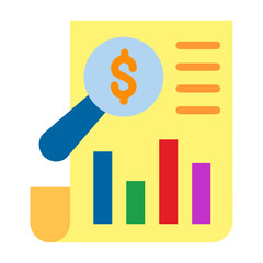 Market Moving Observations Vector Design Icon Style
