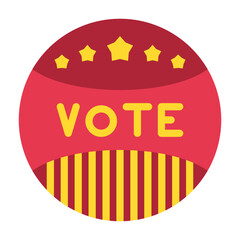 Political Pin Vector Design Icon Style