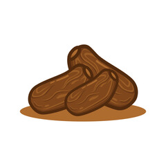 kurma dates vector design illustration cartoon style