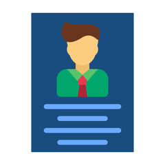 Candidate Sketch Vector Design Icon Style