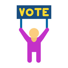 Voting Animation Vector Design Icon Style