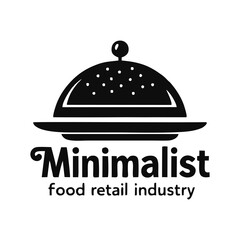 Fast food. Vector illustration black