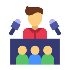 Political Sketch Vector Design Icon Style