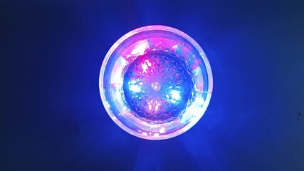Colorful Circular glass Light Source