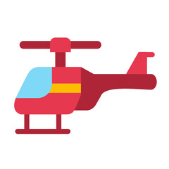 News Helicopter Vector Design Icon Style