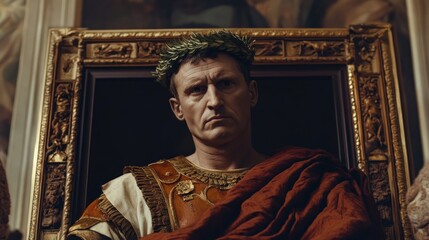 Contemplative Caesar, A Portrait of Power, Authority and Roman Heritage