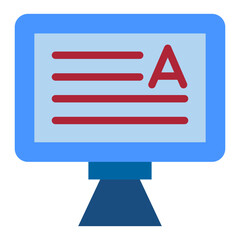 Online Article Vector Design Icon Style