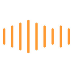 Sound Waves Vector Design Icon Style