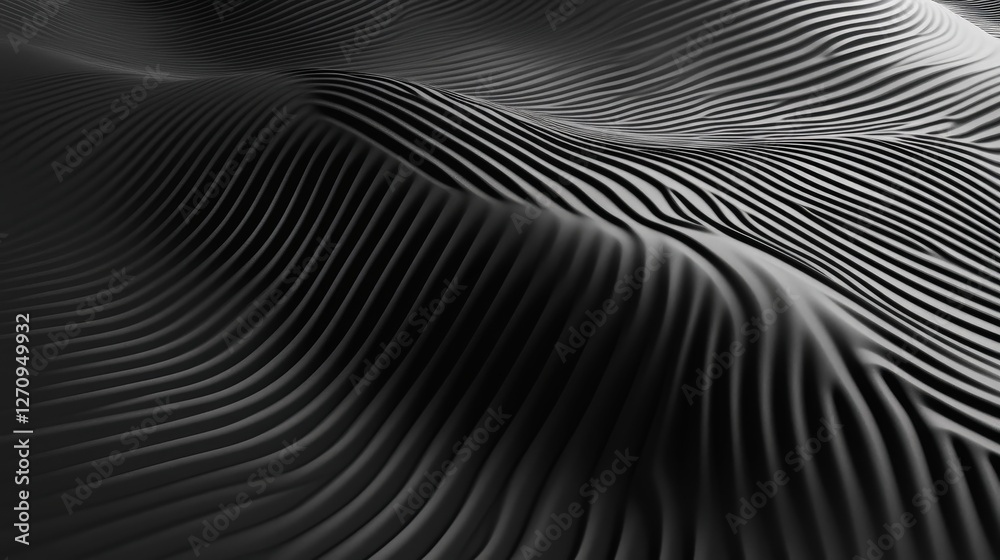Poster a single, solid color background with a delicate pattern of faint geometric lines, adding texture wi