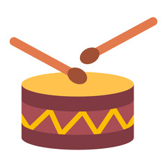 War Drummer Vector Design Icon Style