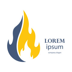 oil and gas fuel mining logo design