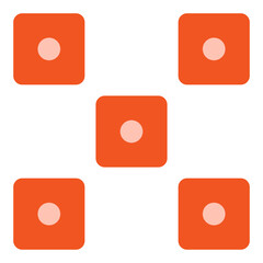 Dice Vector Design Icon Style