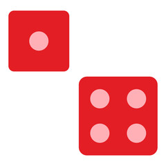 Casino Dice Vector Design Icon Style