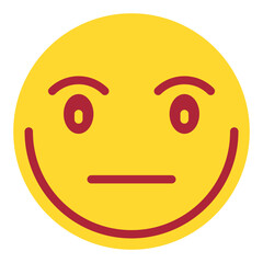 Poker Face Vector Design Icon Style