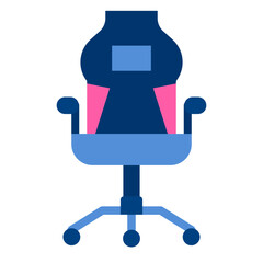 Gaming Chair Vector Design Icon Style