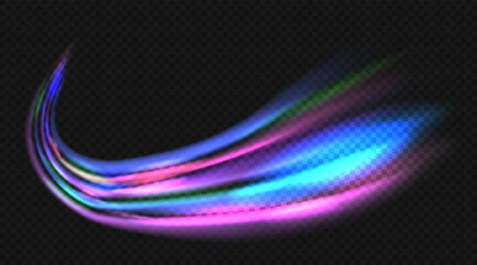 A Beautiful and Vibrant Background Featuring Light Waves with a Colorful Gradient Effect