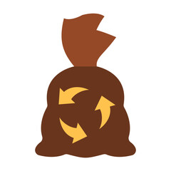 Trash Bags Vector Design Icon Style