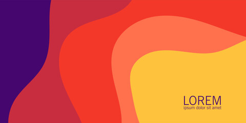 collection of colorfull fluid background. Dynamic textured geometric element. Modern gradient light vector illustration.