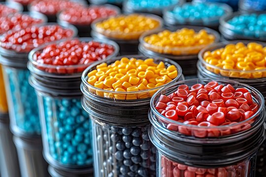 colorful plastic masterbatch granules and plastic sheets