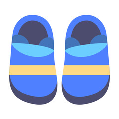 Baby Shoes Vector Design Icon Style
