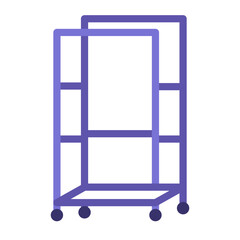 Drying Rack Vector Design Icon Style