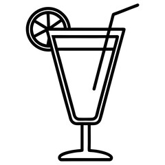Cocktail Glass Vector Art