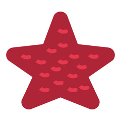 Starfish Vector Design Icon Style