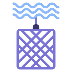 Crab Trap Vector Design Icon Style