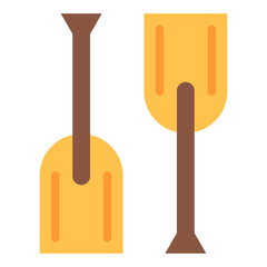 Paddle Vector Design Icon Style