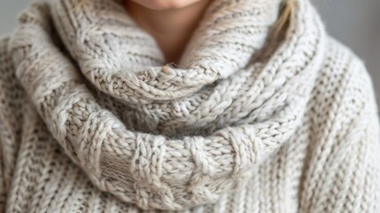 Cowl Neck Sweater: A sweater with a draped cowl neckline that softly falls, offering warmth, texture, and a relaxed, stylish silhouette ideal for cool weather.
