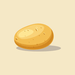 potato simple vector looks delicious