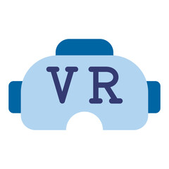 Virtual Reality Vector Design Icon Style