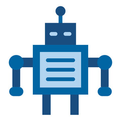 Robotics Vector Design Icon Style