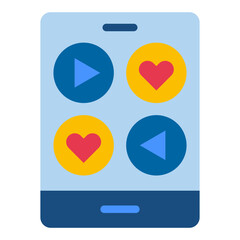 Social Media Vector Design Icon Style