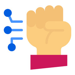 Digital Sovereignty Vector Design Icon Style