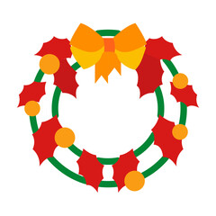 Wreath Vector Design Icon Style