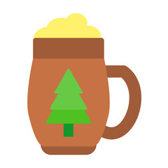 Frosty Mug Vector Design Icon Style