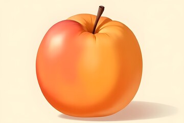 Obraz premium Vibrant Orange Fruit with a Smooth Surface and Natural Shine